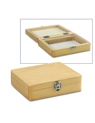 Boîte de rangement pour préparations de microscopie