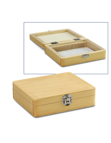 Boîte de rangement pour préparations de microscopie