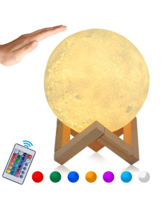 Lampe globe Lune MoovyMoon