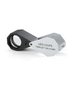 Loupe de terrain Triplet achromatique 10x LED