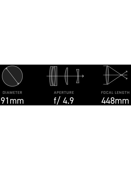Téléobjectif RedCat 91 WIFD William Optics