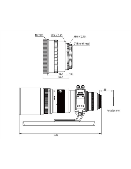 Réducteur 0.7x Askar FRA400C