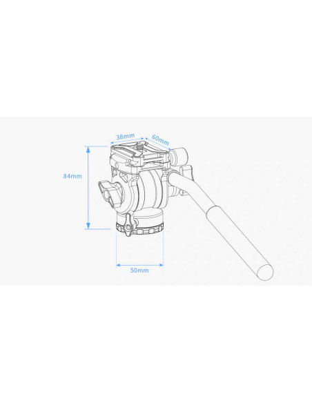 Tête fluide TH10 ZWO pour Seestar