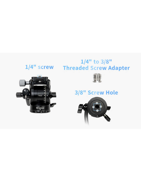 Tête fluide TH10 ZWO pour Seestar