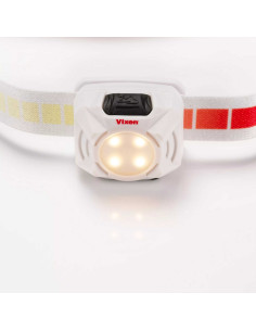 Lampe frontale Vixen SG-L02 rouge & blanche 2