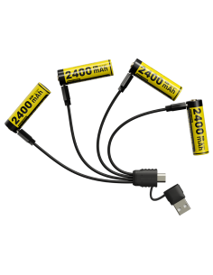 Pack 4 batteries AA NH2400 Nitecore