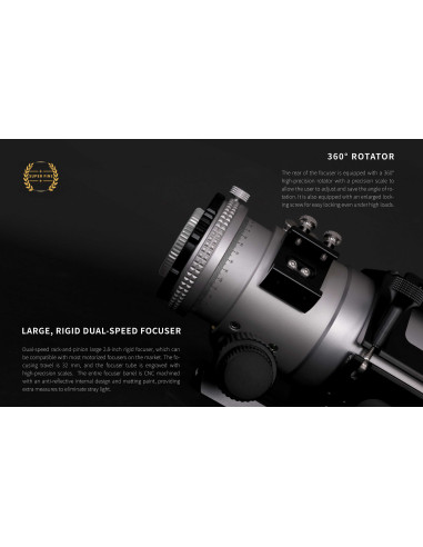 Lunette Askar SQA85 f/4.8 Quintuplet Apo