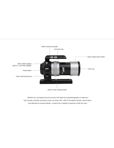 Askar 50P 50 mm f/3.8 Quadruplet APO Astrographe