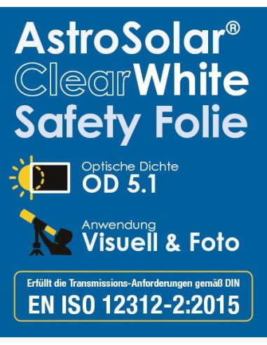 Feuille AstroSolar ClearWhite Baader