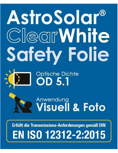 Feuille AstroSolar ClearWhite Baader