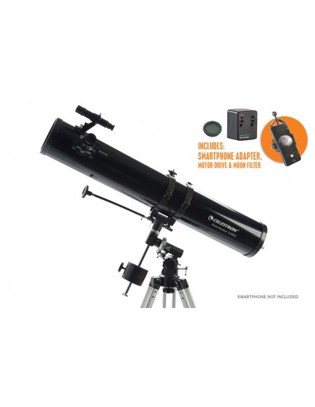 Télescope Celestron Powerseeker Newton 114/900 EQ1 Pack