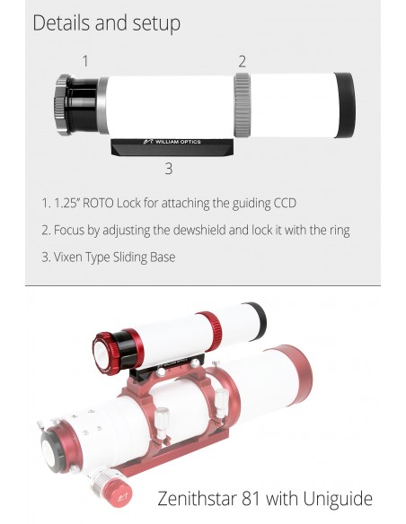 Guide Scope Uniguide 50 mm William Optics