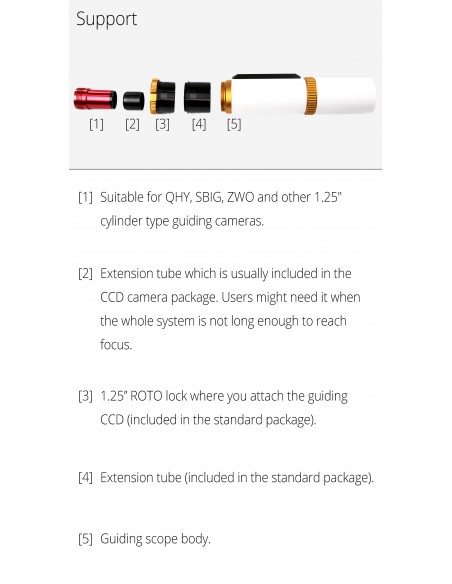 Guide Scope Uniguide 50 mm William Optics