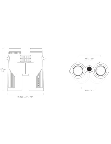 Jumelles Hawke Frontier ED X 42