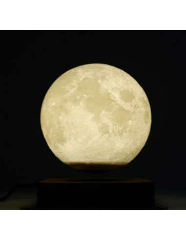 Globe Lune lumineux en lévitation Moonflight