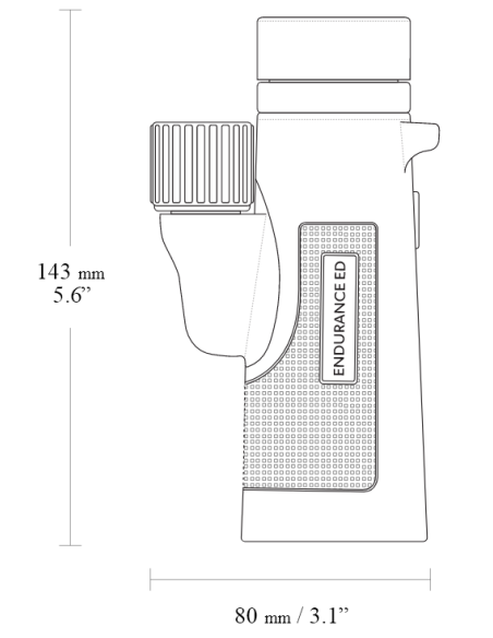 Monoculaire Hawke Endurance ED 8X42