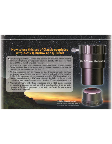 Kit d'oculaires Baader Q.Turret