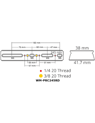 Queue d'aronde William Optics DSD Vixen