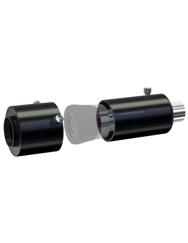 Adaptateur photographique à tirage variable pour gros oculaires