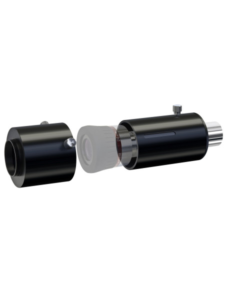 Adaptateur photographique à tirage variable pour gros oculaires
