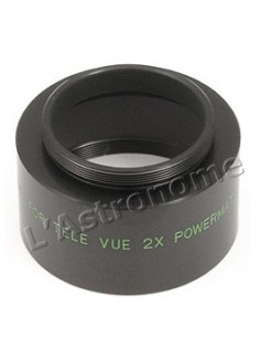 Adaptateur T pour barlow Televue Powermate 2x au coulant 50.8 mm