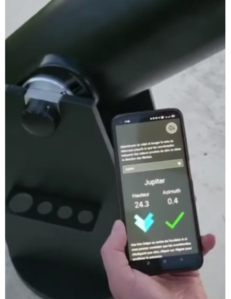 MeMstar, boîtier Push To pour monture azimutale