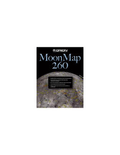 Carte de la Lune plastifiée Orion