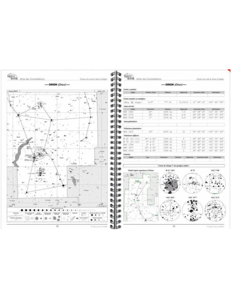 Atlas des constellations. Tome 1: Hemisphère Nord 2e Ed.
