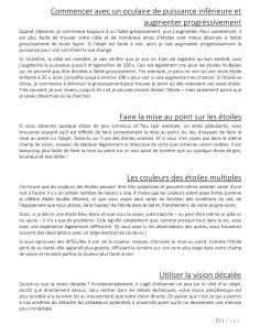 Guide d'observation au télescope 2