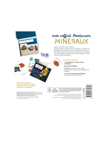 Mon coffret Montessori Minéraux