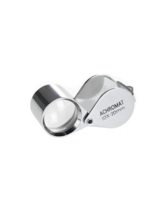 Loupe de terrain. Triplet achromatique 10x