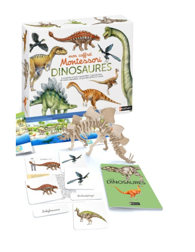 Mon coffret Montessori dinosaures